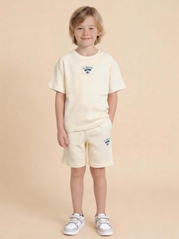 U.S. POLO ASSN. - Boys Textured Oversized Fit T-Shirt