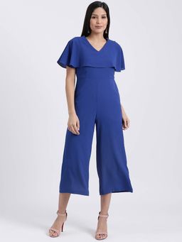 Zink London - Blue Solid Jumpsuit