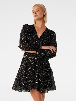 Forever New - Rose Metallic Spot Skater Dress (Set of 2)