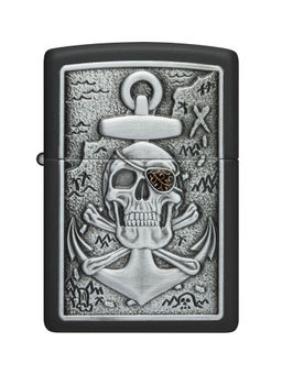 Zippo - Skull Anchor Emblem Design Windproof Pocket Lighter