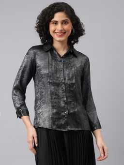 Latin Quarters - Black Solid Shirt