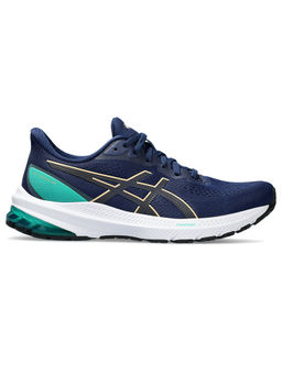 ASICS - GT-1000 12 Navy Blue & Green Women Running Shoes