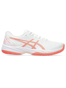 ASICS - GEL-Game 9 White & Orange Women Tennis Shoes