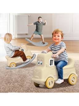 R for Rabbit - Rock N Ride 3-in-1 Balance Board, Ride On & Rocker for Kids (1-4 Years)