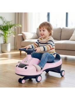 R for Rabbit - Pink Iya Zippy Swing Car For Kids