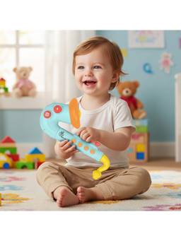 R for Rabbit - Orapple Funtunes Saxophone Musical Toy for Kids with Lights