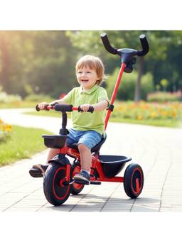 R for Rabbit - R20 Plus Tricycle for Kids and Plug-and-Play Design with Rubber Wheels & Steel Frame