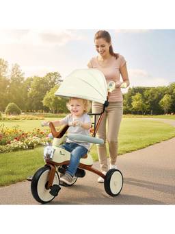 R for Rabbit - Tiny Toes Karizma - Luxury 3-in-1 Smart Tricycle for Kids