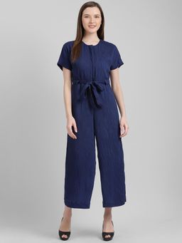 Zink London - Blue Solid Jumpsuit