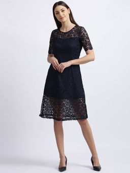 Zink London - Black Self Dress