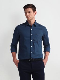 Arrow Sports - Manhattan Slim Fit Cotton Blue Casual Shirt