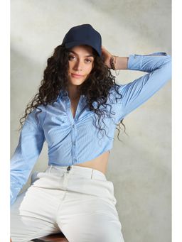 Virgio - Crop Shirt with Ruching