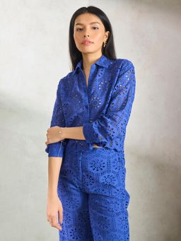 Virgio - Broderie Anglais Shirt