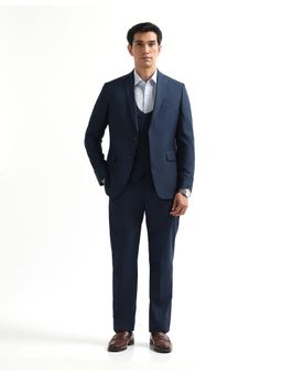 Arrow - Mens Tailored Fit Three Piece Suit - Blue