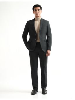 Arrow - Mens Checked Two Piece Suit - Grey