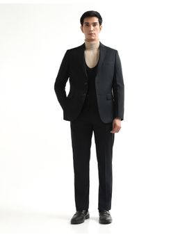 Arrow - Mens Checked Dobby Three Piece Suit - Green