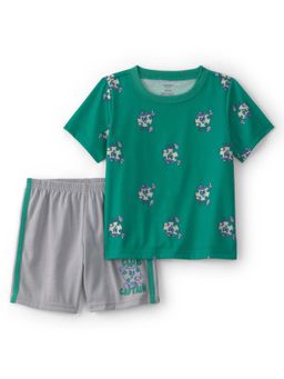 Carter's - Soccer Short Sleeve Loose Fit T-Shirt With Short Set