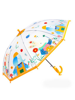 Little Surprise Box - Elephant Rabbit Transparent Style Yellow Umbrella for Kids