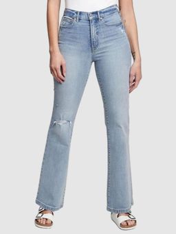 GAP - Womens High-Rise Relaxed Ripped Jeans