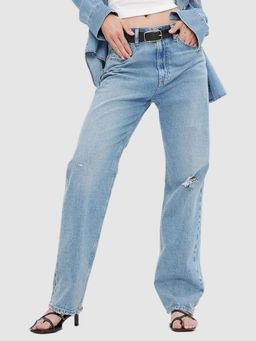 GAP - Womens Mid-Rise Relaxed Fit Boyfriend Jeans