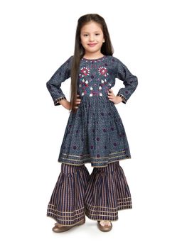 Tiny Kingdom - Blue Colored Top and Gharara