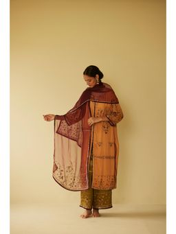 Sarang Kaur - Red Farida Dupatta