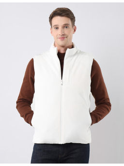 U.S. POLO ASSN. - Mens Solid Regular Fit White Jacket