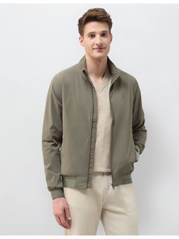 U.S. POLO ASSN. - Mens Solid Regular Fit Green Jacket