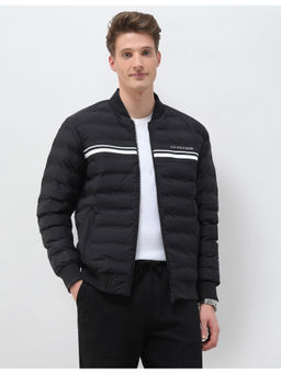 U.S. POLO ASSN. - Mens Puffer Baseball Collar Regular Fit Black Jacket