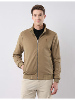 U.S. POLO ASSN. - Mens Reversible Heathered Regular Fit Jacket