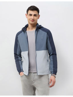 U.S. POLO ASSN. - Mens Blocked Detachable Hood Jacket