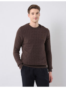 U.S. POLO ASSN. - Mens Cable Knit Regular Fit Sweater