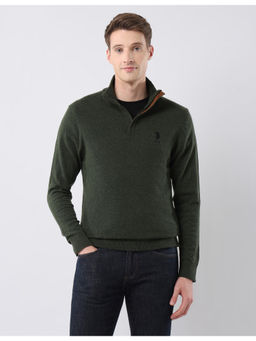 U.S. POLO ASSN. - Mens Regular Fit Solid Sweater
