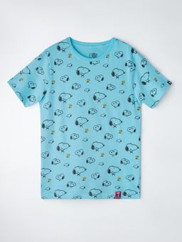 The Souled Store - Peanuts: All Over Pattern Boys T-Shirt