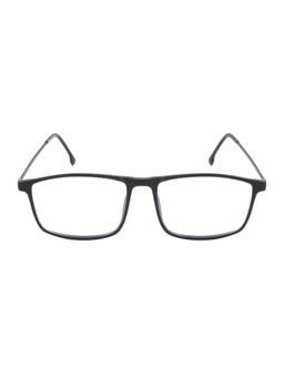 TED SMITH - Full Rim Matt Black Rectangle Eyeglasses Frames for Men Women - 52-16-138