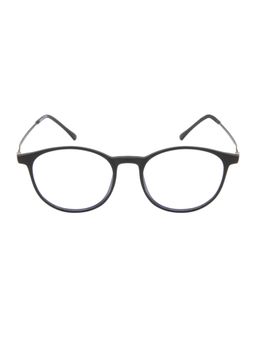 TED SMITH - Full Rim Matt Black Round Eyeglasses Frames for Men Women - 48-18-136