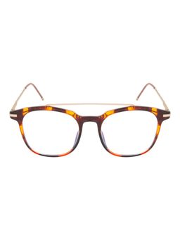 TED SMITH - Full Rim Demi Brown Wayfarer Eyeglasses Frames for Men Women - 47-20-140
