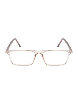 TED SMITH - Full Rim Crystal Brown Rectangle Eyeglasses Frames for Men Women - 49-18-138