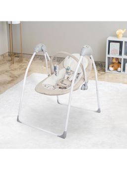 R for Rabbit - Beige Snicker Swing