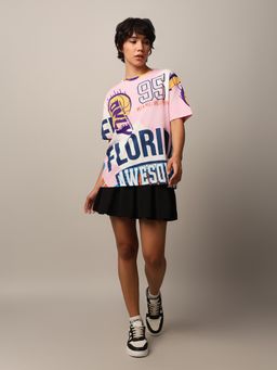 ONLY - Women Regular Fit Pink T-Shirt