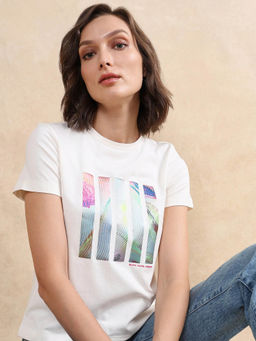 RAREISM - Merch Primary Off White Regular T-Shirt