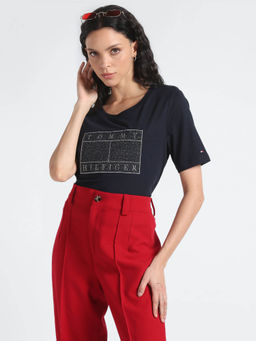 Tommy Hilfiger - Women Blue Color T-Shirt