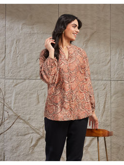 Fabindia - Cotton Silk Kalamkari Clara Tunic