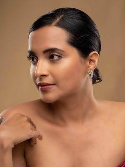 Sica Jewellery - 925 Silver Jasmine Green Drop Earrings