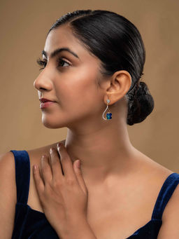 Sica Jewellery - 925 Silver Agastyam Drop Earrings
