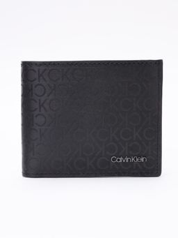 Calvin Klein - Logo Black Leather Wallet