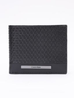 Calvin Klein - Logo Black Leather Wallet