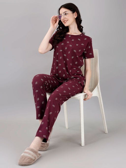 night dress pants and tops for ladies Night Suit Night Pant For Girl Girls Night Shirt Pants At 600/piece New Items