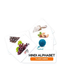 Bloomy Brain Toys - Hindi Alphabet Flash Cards