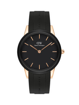 Daniel Wellington - Iconic Motion 40mm Rose Gold And Black Watch & Classic Rose Gold Bracelet For Men